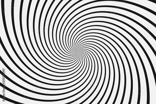 Spiral Striped Abstract Tunnel Background