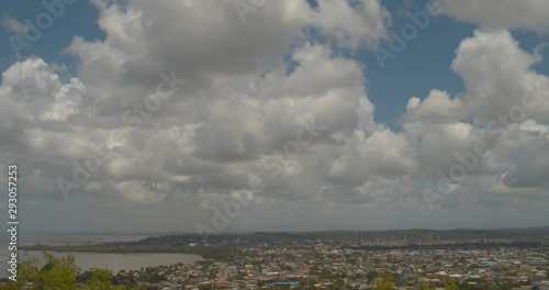 A timelapse of the city of San Fernando, Trinidad with the Point A Pierre Refinery in the background. Shot on Bmpcc 4k photo