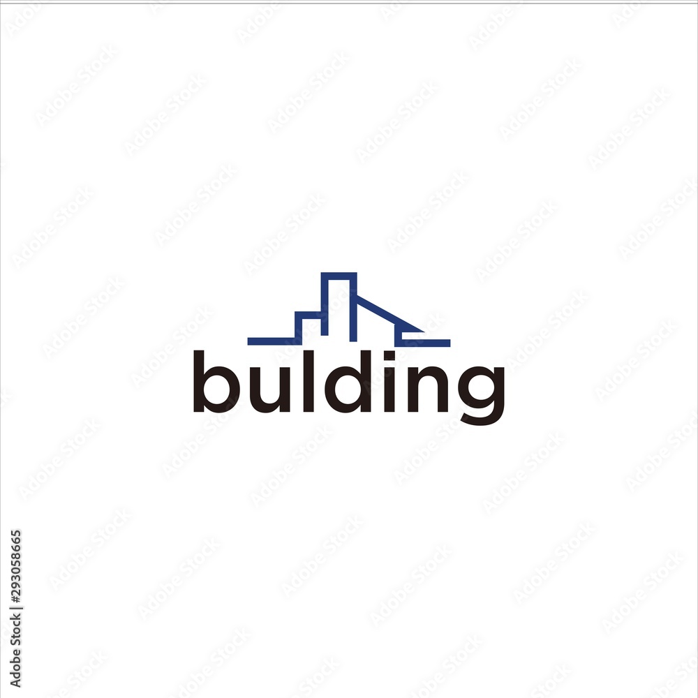 building vector logo modern graphic abstract