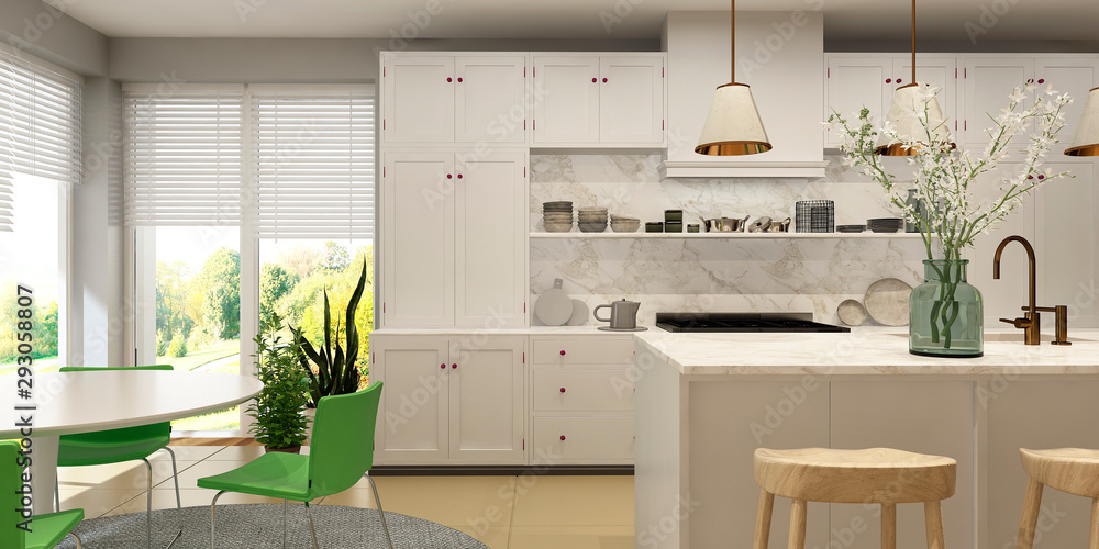 Fototapeta premium Modern house interior