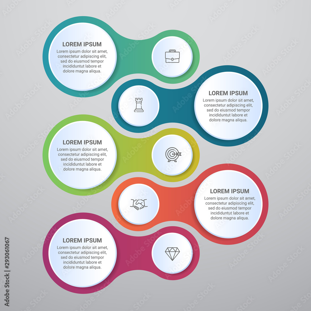 Business data visualization.Steps Process chart. Abstract elements of graph, diagram with steps, options, parts or processes. Vector business template for presentation Vector Design Business data visualization.Steps Process chart. Abstract elements of graph, diagram with steps, options, parts or processes. Vector business template for presentation Vector Design