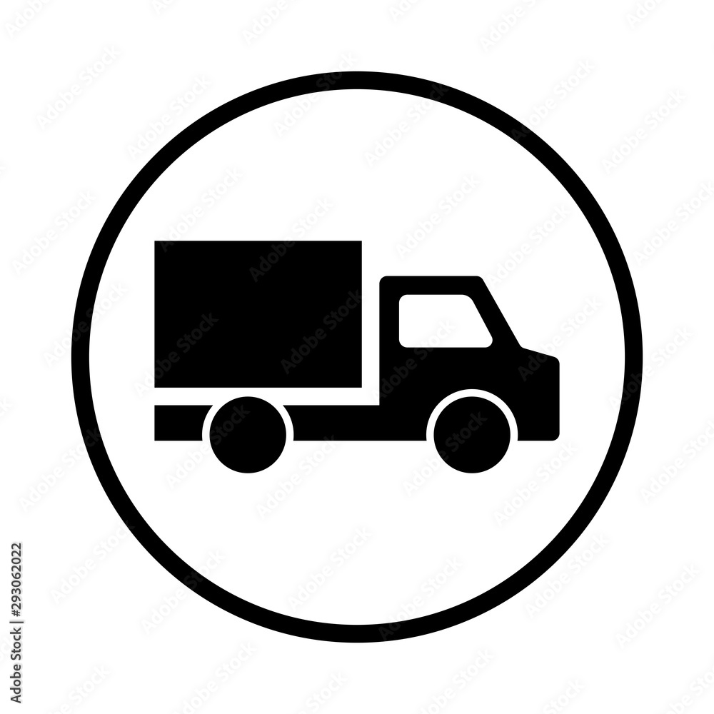 transport, delivery truck icon transport, delivery truck icon
