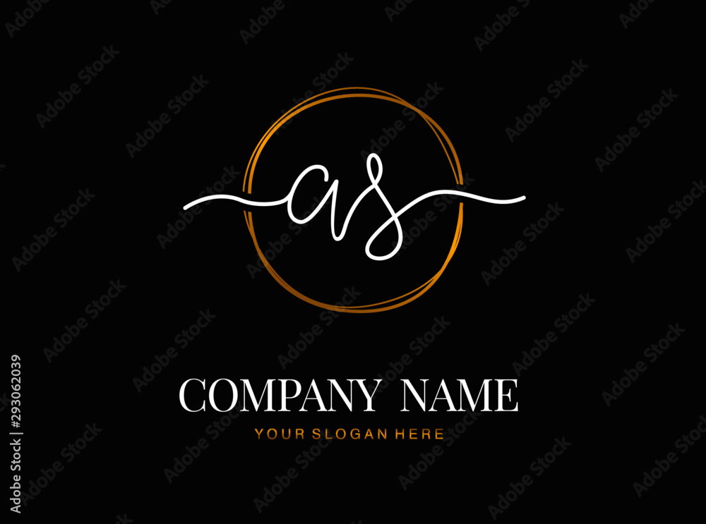 A S AS Initial handwriting logo design with circle. Beautyful design handwritten logo for fashion, team, wedding, luxury logo. A S AS Initial handwriting logo design with circle. Beautyful design handwritten logo for fashion, team, wedding, luxury logo.