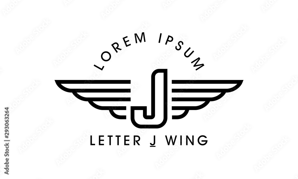 Letter J Wing Letter J Wing