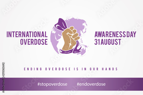 International Overdose Awareness Day greeting card