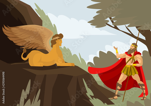 oedipus and the sphinx riddle greek mythology tale