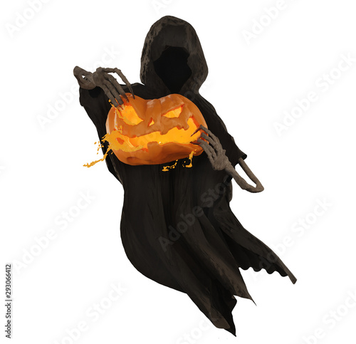 scary spooky halloween. Rip...