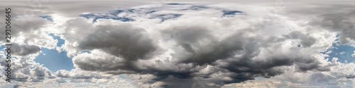 Photography Seamless cloudy blue sky hdri panorama 360 degrees angle view with zenith and be
