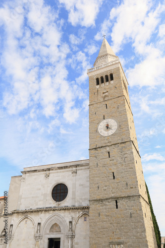  Medieval cathedral and market square of Koper, Slovenia