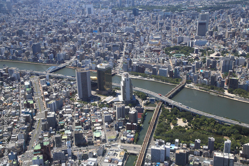 Tokyo cityscape in Japan 