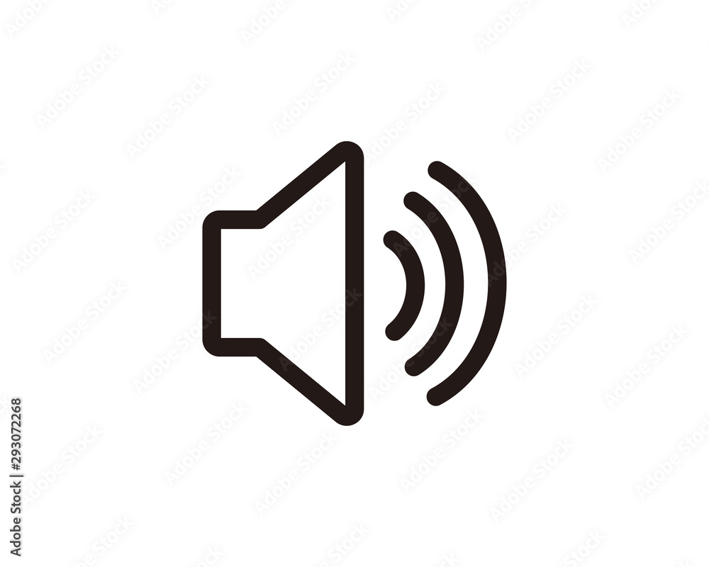 Speaker icon symbol vector Speaker icon symbol vector