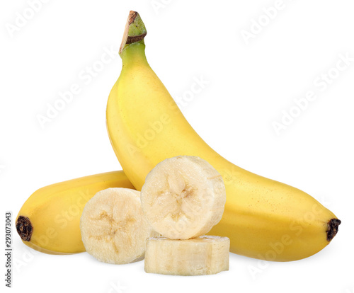 banana isolated on white background