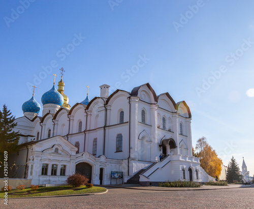 The Annunciation Cathedral in the Kazan Kremlin. Kazan city, Tatarstan republic, Russia.