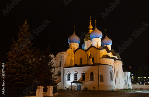 The Annunciation Cathedral in the Kazan Kremlin. Kazan city, Tatarstan republic, Russia.