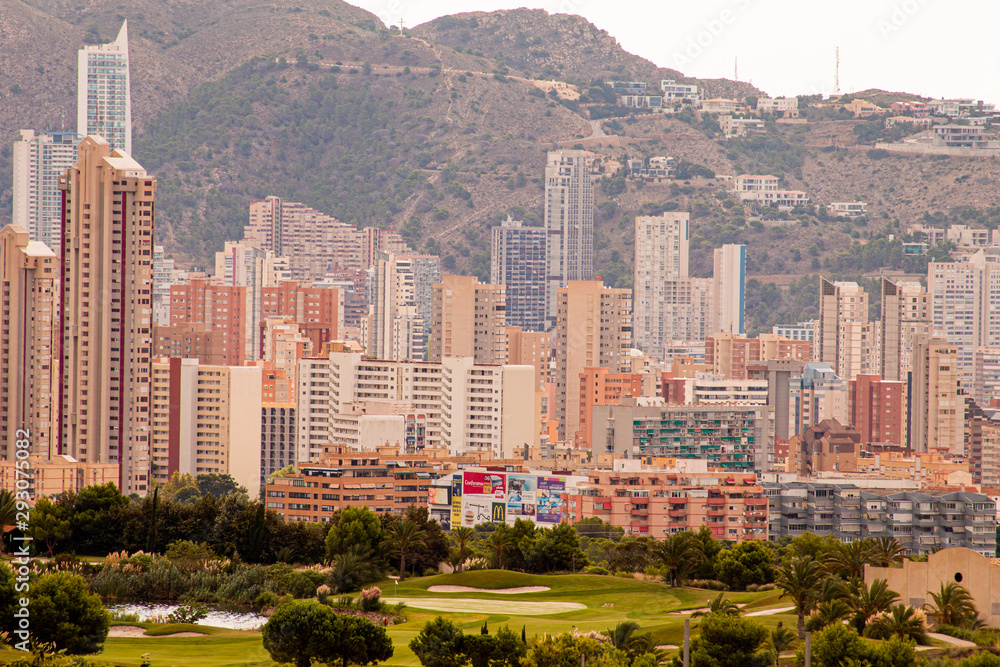 Naklejka premium Benidorm, Comunidad Valenciana, España
