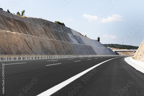 Highway road background material.