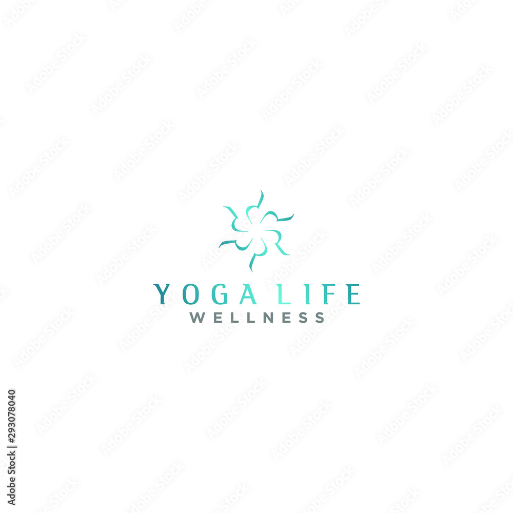 Massage spa yoga logo treatment - medical alternative traditional