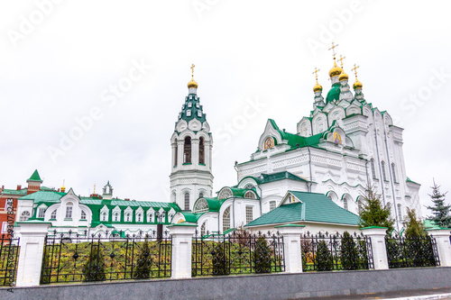 Trinity cathedral in the city center, Yoshkar-Ola city, Mari El Republic, Russia