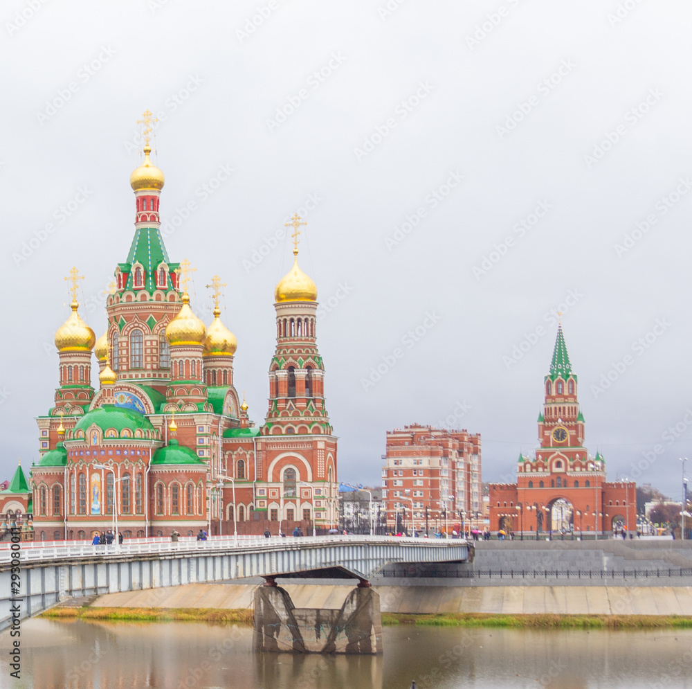 Annunciation Cathedral in the city center, Yoshkar-Ola city, Mari El Republic, Russia Annunciation Cathedral in the city center, Yoshkar-Ola city, Mari El Republic, Russia