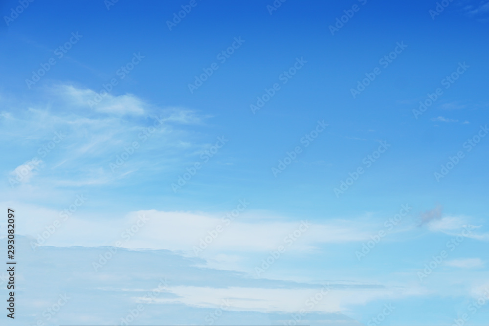 The clouds The beautiful blue sky The clouds The beautiful blue sky