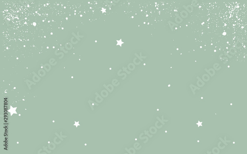 Wallpaper Mural Christmas background gold decoration elements snow and star, vector illustration Torontodigital.ca
