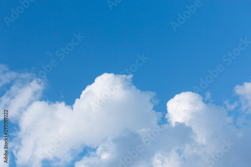 white clouds in the blue sky during © EvgenyPyatkov