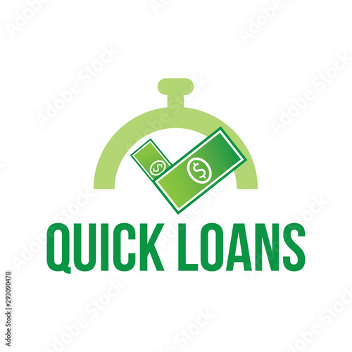 Vector logo of the company loans and quick loans