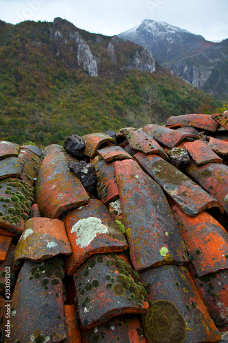 Pueblo de Urria, Parque Natural de Somiedo, Asturias photo