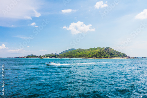 Koh Lan island Thailand in a summer day