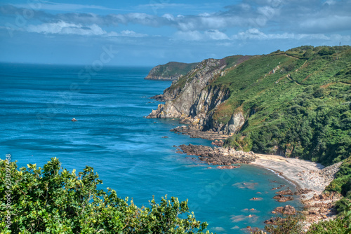 Cliffs and sea 