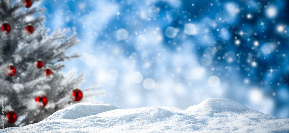 Blurred background of christmas with snow and free space for your decoration. Blurred background of christmas with snow and free space for your decoration.