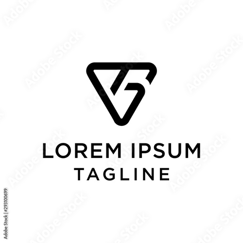 Free Download Initial BG, BTG, Abstract Logo Design Template - GFXLoad