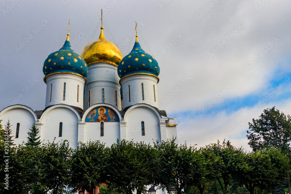 Assumption Cathedral of Trinity Lavra of St. Sergius in Sergiev Posad, Russia