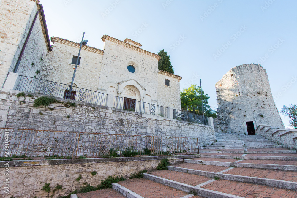 Obraz premium San Bartolomeo church, Campobasso city in Molise