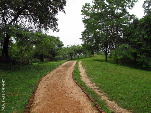 The road in Polonnaruwa, Sri Lanka