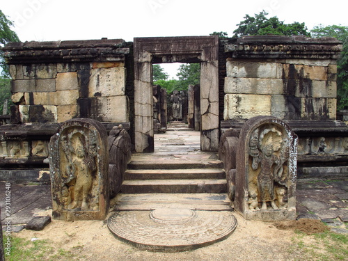 Polonnaruwa Vatadage, Ruins in Polonnaruwa, Sri Lanka photo