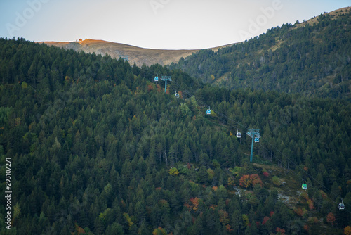 El Tarter, Andorra : 2019 September : Cityscape in summer on El Tarter in Canillo, Andorra. photo