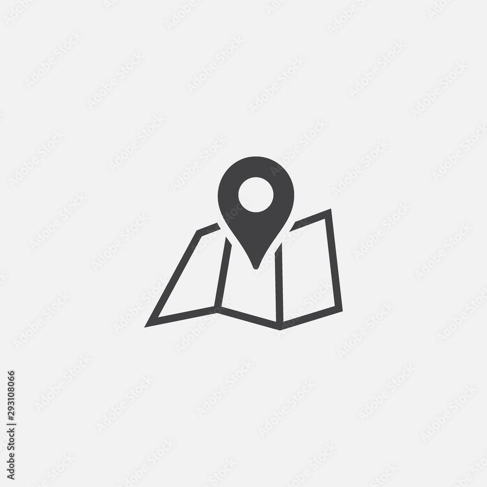 Pin map icon in flat style. Gps navigation vector illustration o. N isolated background. Target destination business concept Pin map icon in flat style. Gps navigation vector illustration o. N isolated background. Target destination business concept