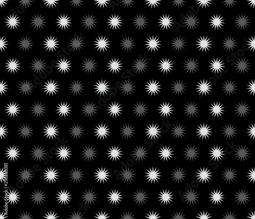 Abstract seamless stars pattern. Background design for prints, textile, fabric, package, cover, greeting cards.