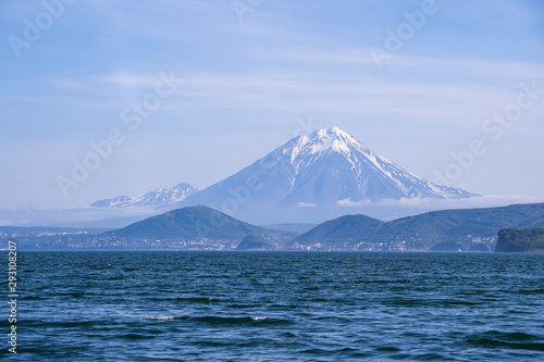 Koryaksky volcano on the Kamchatka Peninsula, Russia