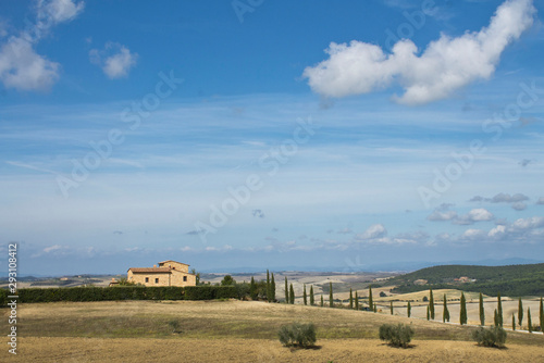 landscape of Tuscany in autumn