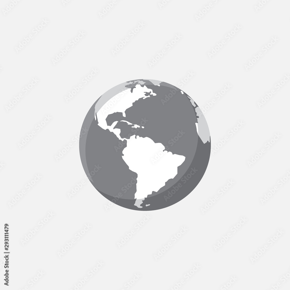 earth icon illustration, globe icon vector illustration, world icon design vector illustration