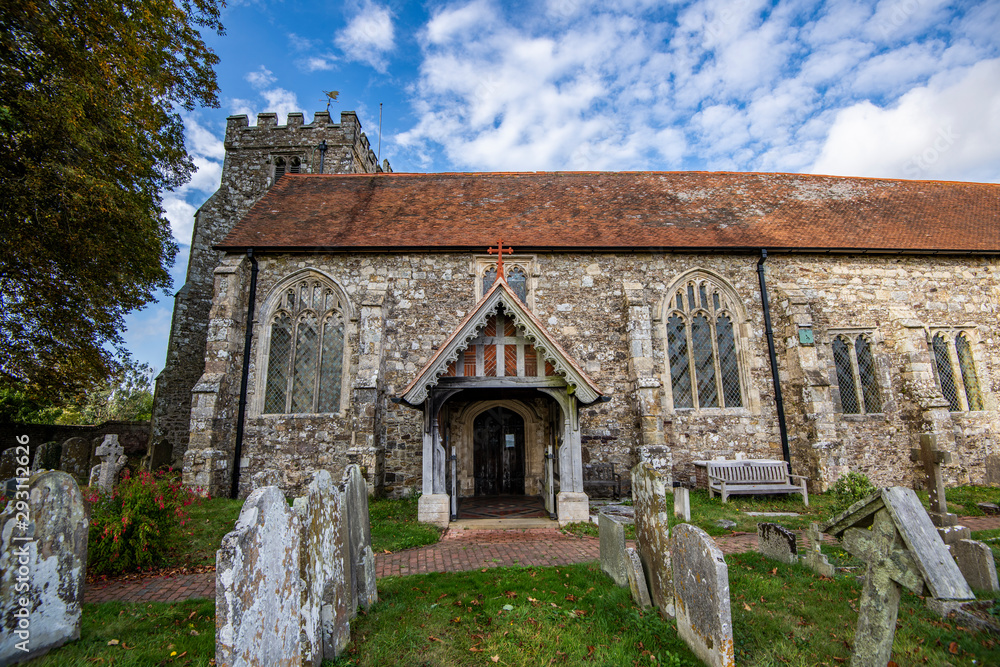 12th Century Brede Church, East Sussex, England