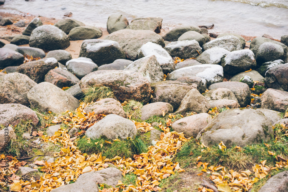stones in the water stones in the water