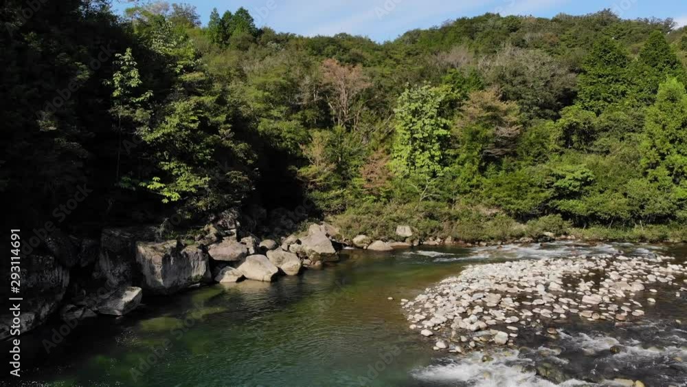付知川(岐阜県中津川/日本)ドローン 付知川(岐阜県中津川/日本)ドローン