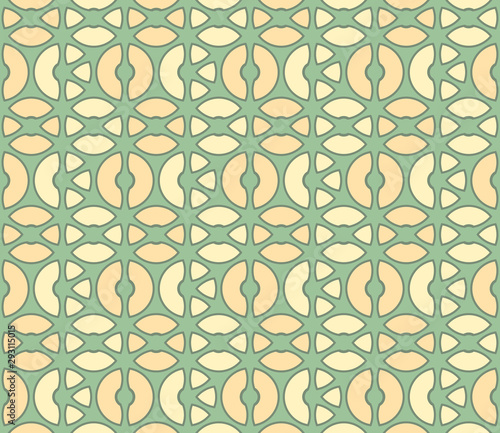 Abstract seamless background pattern with colorful circles. Mosaic texture for prints, textile, fabric, package, cover, greeting cards.