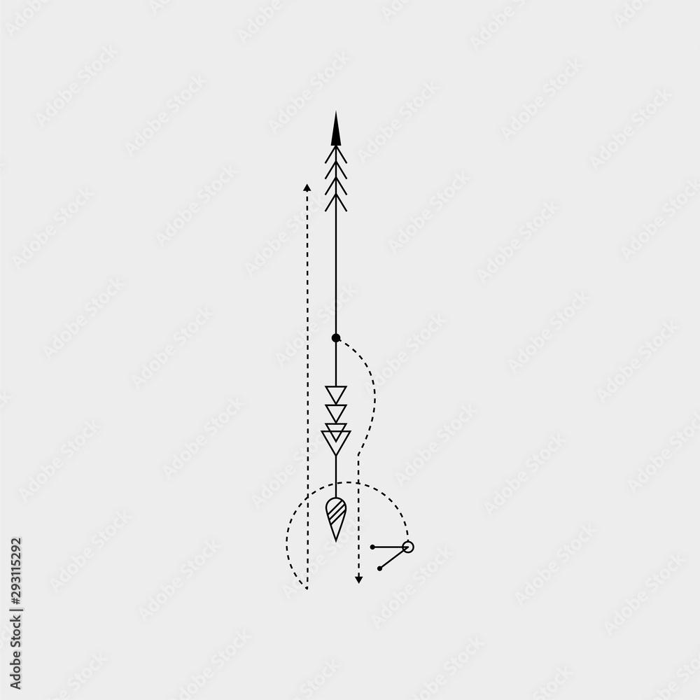 Line Dot Tattoo Design Line Dot Tattoo Design