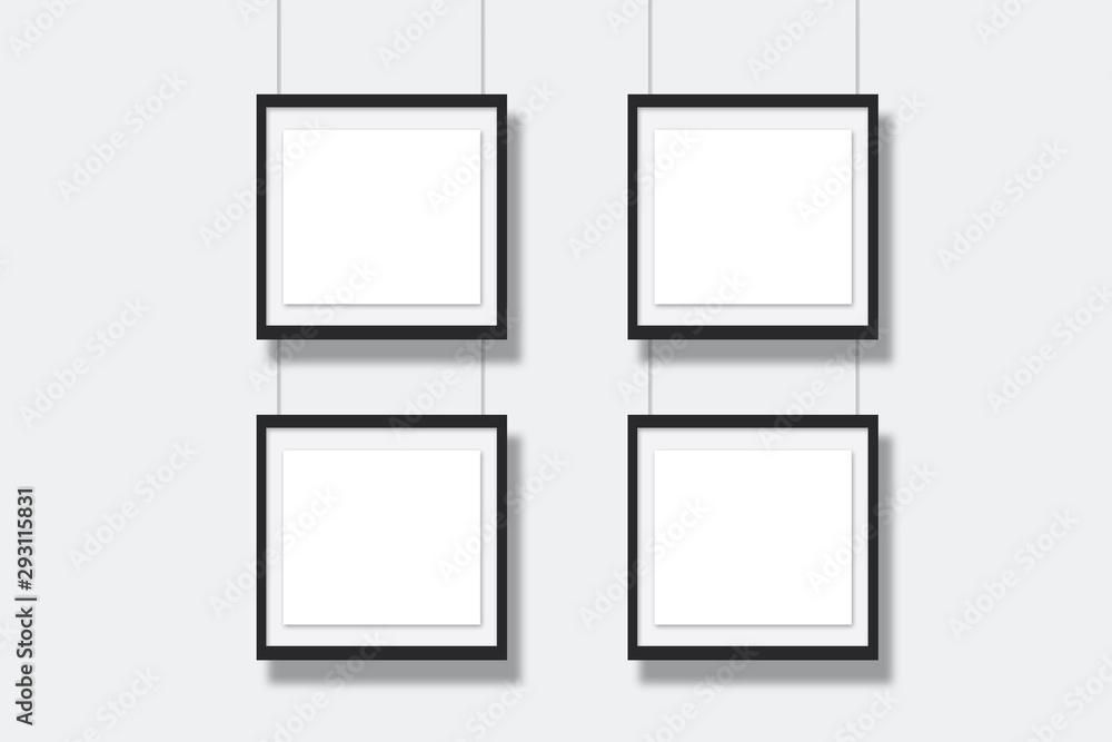 blank photo frame isolated on white blank photo frame isolated on white