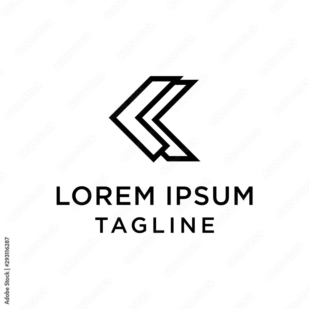 LK Letter Logo Design Template Vector LK Letter Logo Design Template Vector