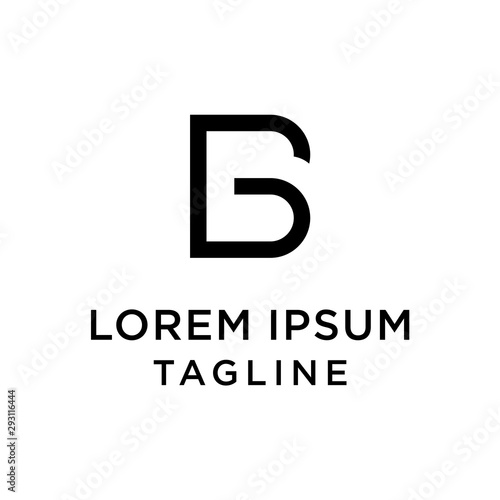 GB or BG letter logo template design vector Free Download GB or BG letter logo template design vector - GFXLoad